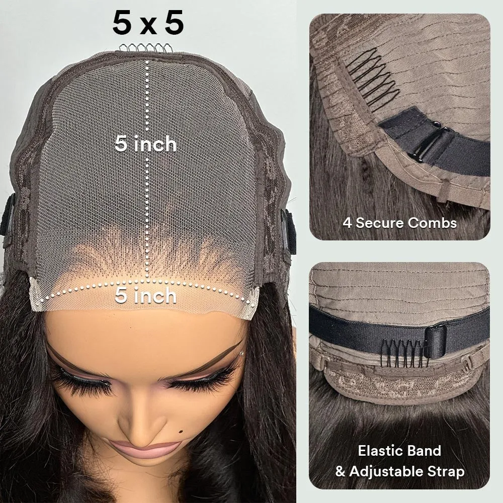 5x5 HD Lace Wig 12" 16" 20"