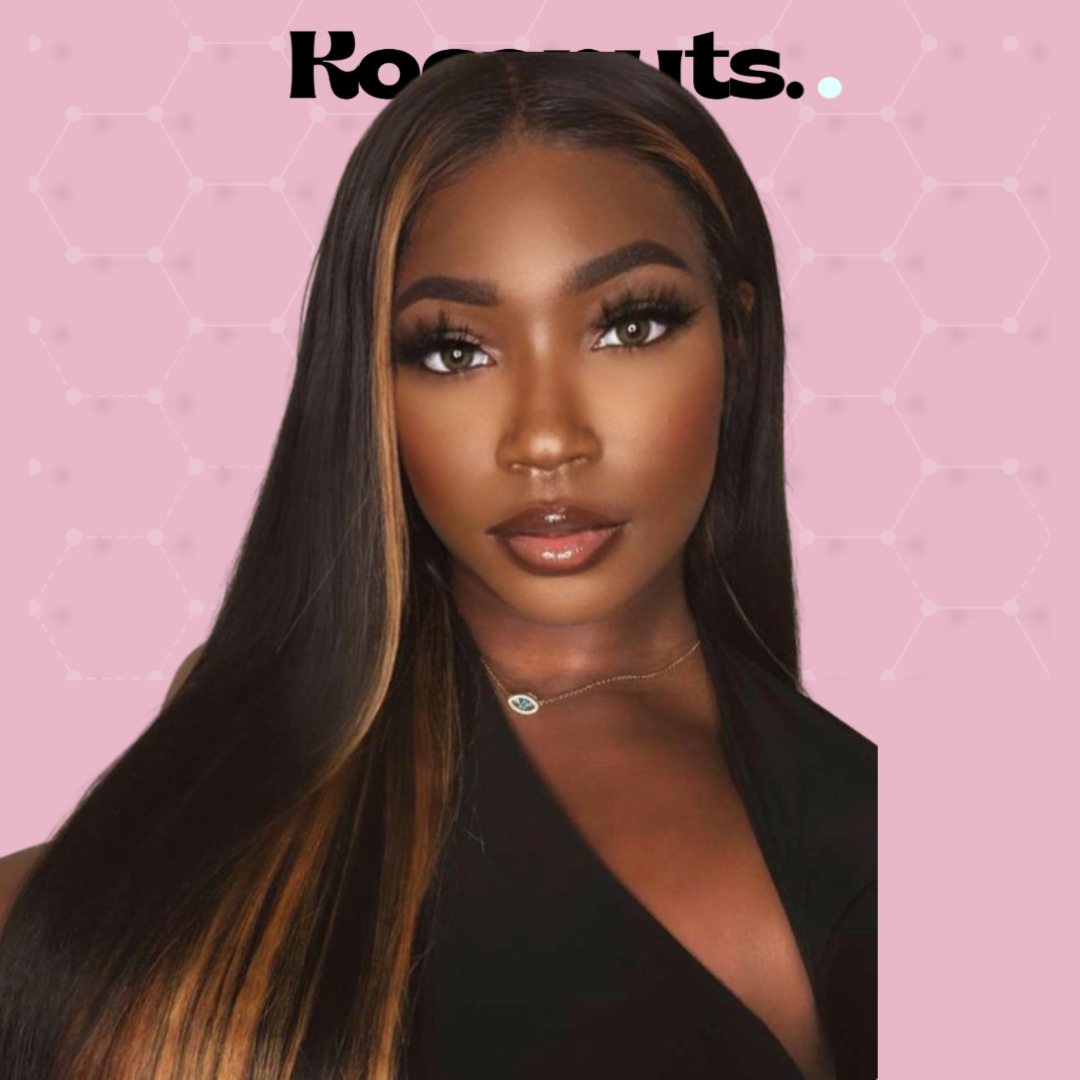 20” Straight Highlighted Lace Wig