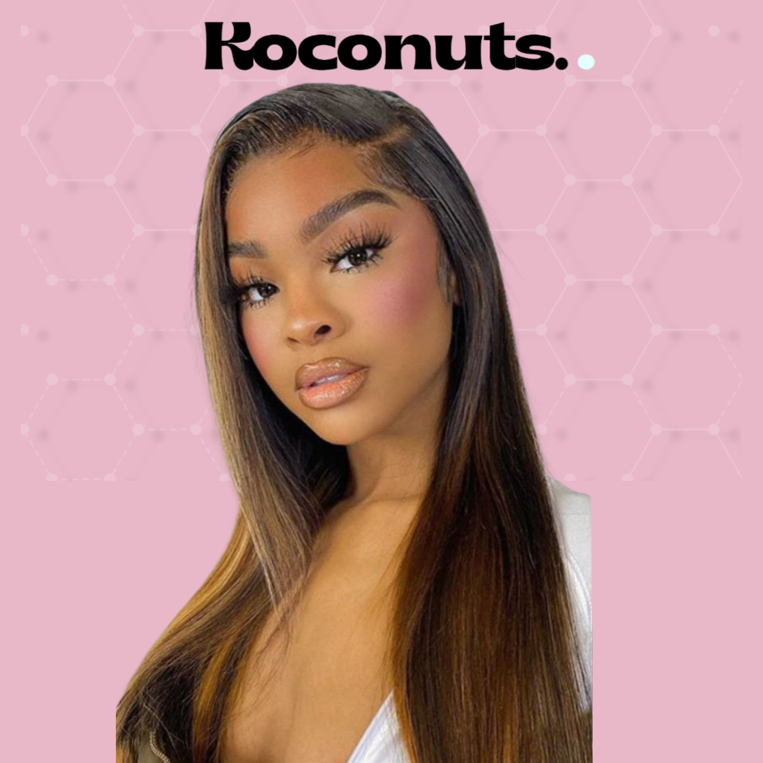 20” Straight Highlighted Lace Wig