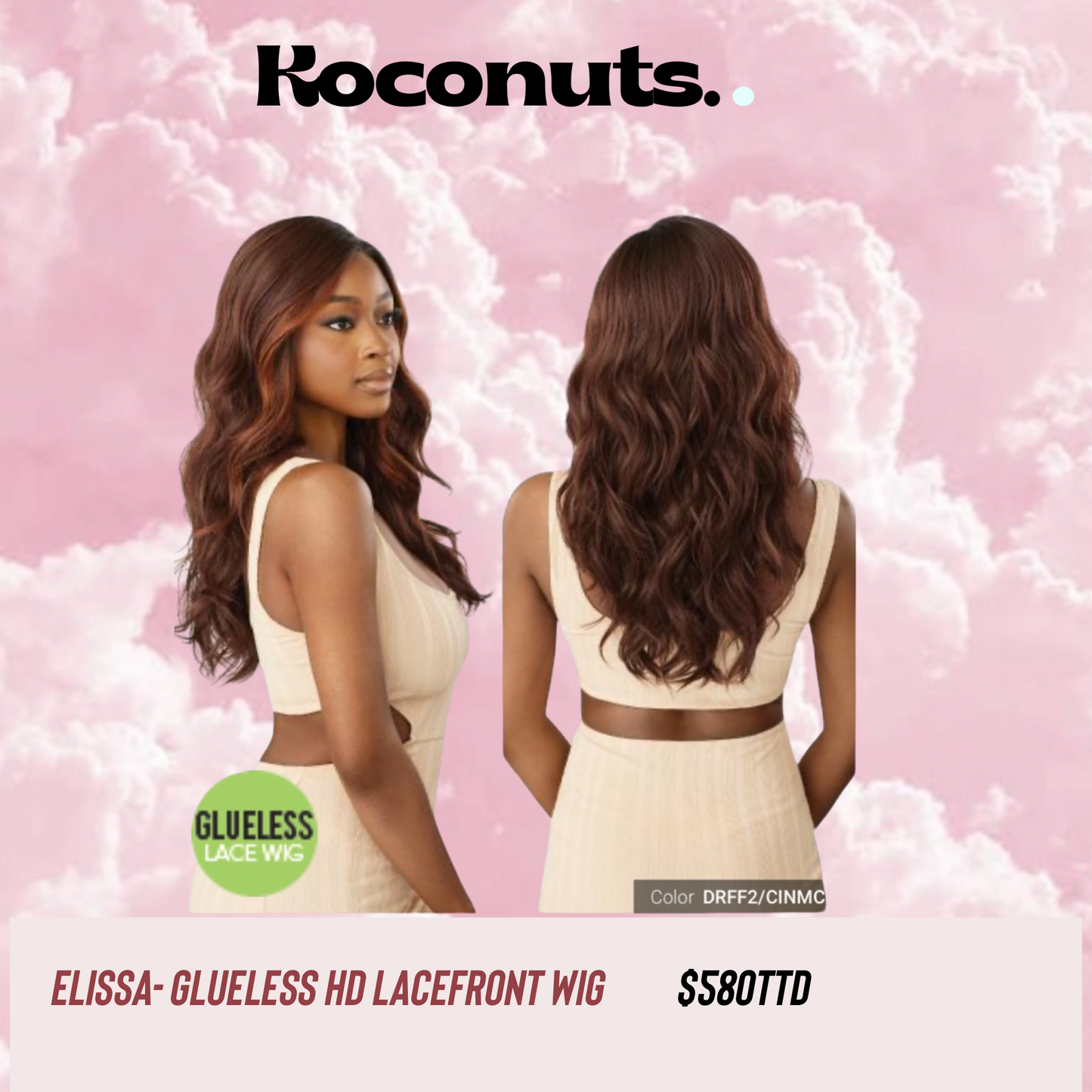 Elissa-Glueless HD Lacefront Wig