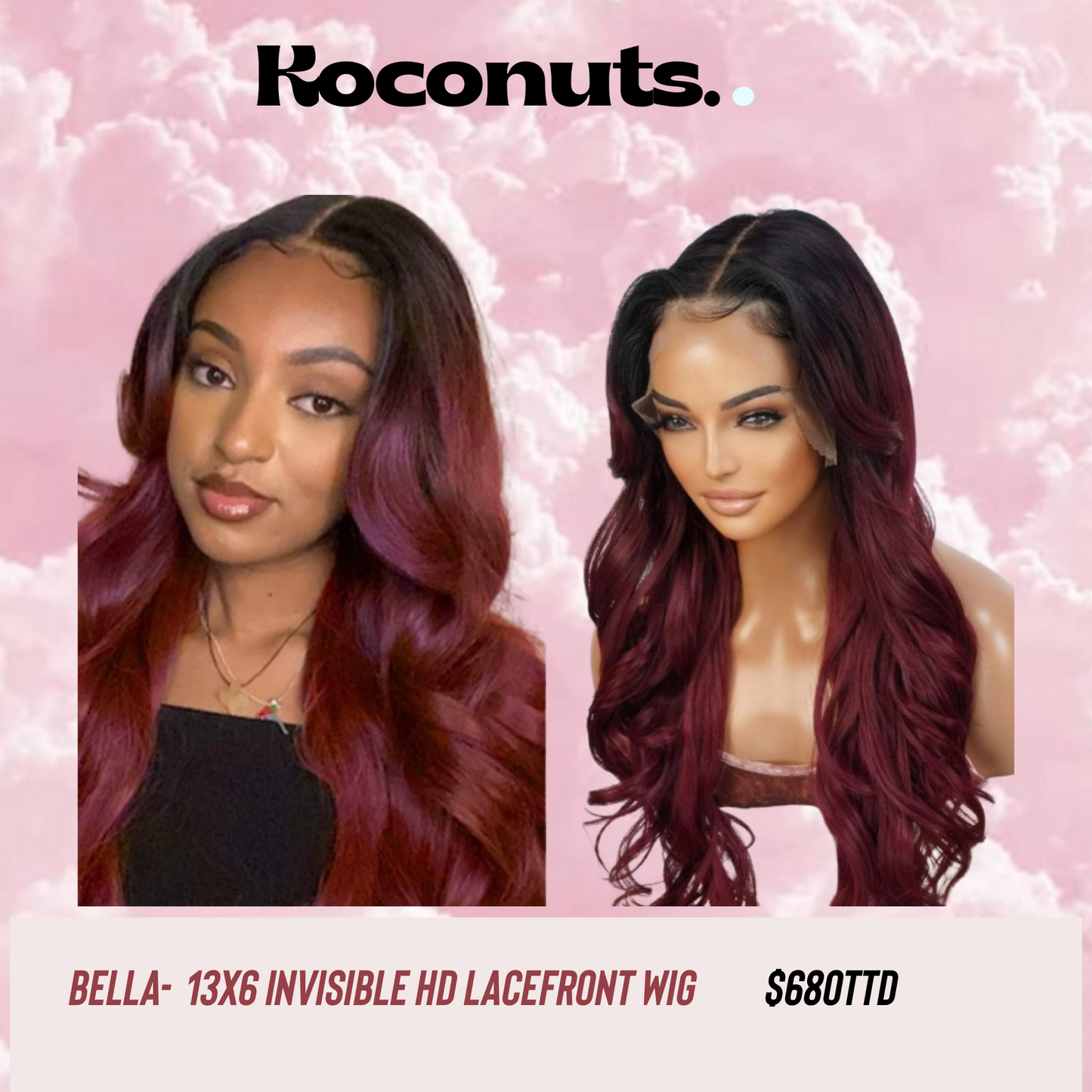 Bella 13x6 Invisible HD Lacefront Wig